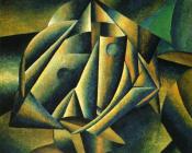 卡兹米尔 马列维奇 : Head of a Peasant Girl